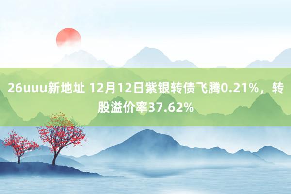 26uuu新地址 12月12日紫银转债飞腾0.21%，转股溢价率37.62%