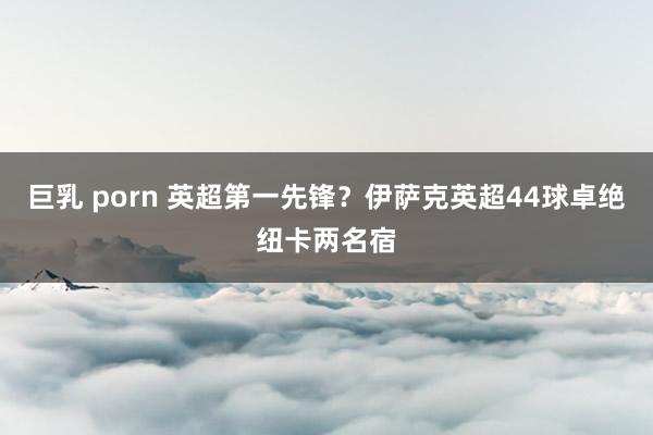 巨乳 porn 英超第一先锋？伊萨克英超44球卓绝纽卡两名宿