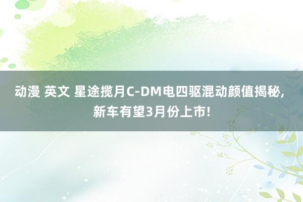 动漫 英文 星途揽月C-DM电四驱混动颜值揭秘, 新车有望3月份上市!