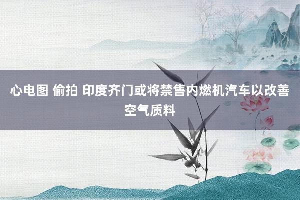心电图 偷拍 印度齐门或将禁售内燃机汽车以改善空气质料